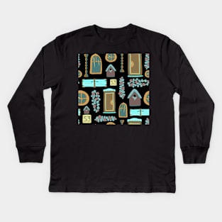 Building a House Kids Long Sleeve T-Shirt